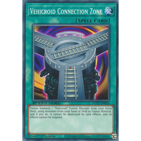 Yu-Gi-Oh TCG SGX2-ENB16 C Vehicroid Connection Zone Speed Duel GX: Midterm Paradox
