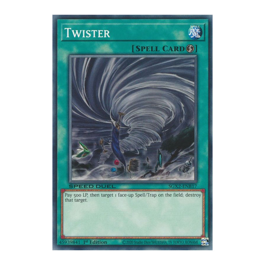 Yu-Gi-Oh TCG SGX2-ENB17 C Twister Speed Duel GX: Midterm Paradox
