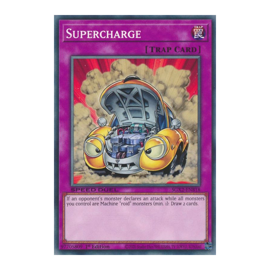 Yu-Gi-Oh TCG SGX2-ENB18 C Supercharge Speed Duel GX: Midterm Paradox