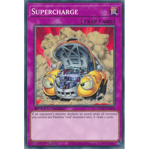Yu-Gi-Oh TCG SGX2-ENB18 C Supercharge Speed Duel GX: Midterm Paradox