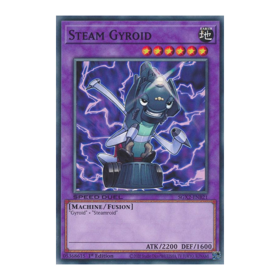 Yu-Gi-Oh TCG SGX2-ENB21 C Steam Gyroid Speed Duel GX: Midterm Paradox