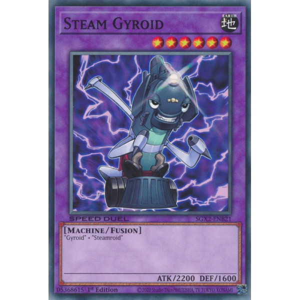 Yu-Gi-Oh TCG SGX2-ENB21 C Steam Gyroid Speed Duel GX: Midterm Paradox
