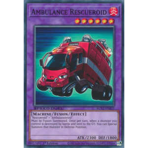 Yu-Gi-Oh TCG SGX2-ENB23 C Ambulance Rescueroid Speed Duel GX: Midterm Paradox