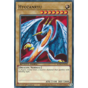 Yu-Gi-Oh TCG SGX2-ENC02 C Hyozanryu Speed Duel GX: Midterm Paradox