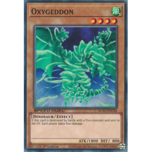 Yu-Gi-Oh TCG SGX2-ENC04 C Oxygeddon Speed Duel GX: Midterm Paradox