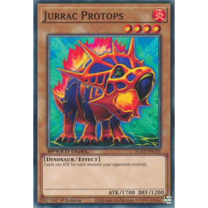 Yu-Gi-Oh TCG SGX2-ENC05 C Jurrac Protops Speed Duel GX: Midterm Paradox