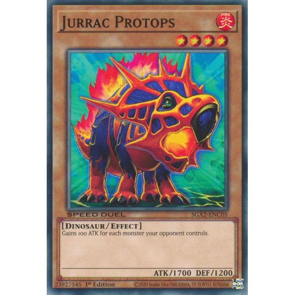 Yu-Gi-Oh TCG SGX2-ENC05 C Jurrac Protops Speed Duel GX: Midterm Paradox