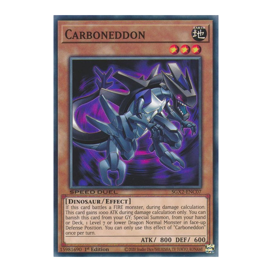 Yu-Gi-Oh TCG SGX2-ENC07 C Carboneddon Speed Duel GX: Midterm Paradox
