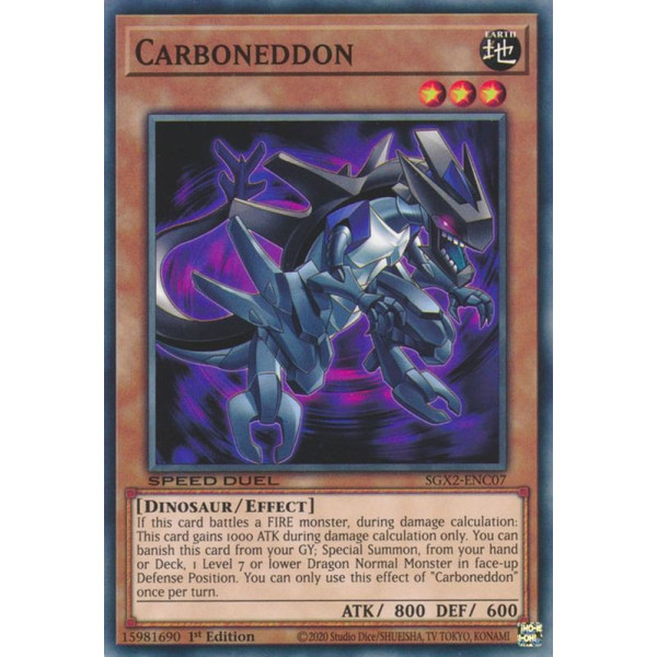 Yu-Gi-Oh TCG SGX2-ENC07 C Carboneddon Speed Duel GX: Midterm Paradox