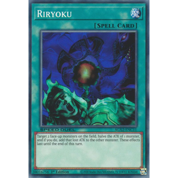 Yu-Gi-Oh TCG SGX2-ENC11 C Riryoku Speed Duel GX: Midterm Paradox