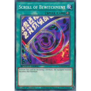 Yu-Gi-Oh TCG SGX2-ENC12 C Scroll of Bewitchment Speed Duel GX: Midterm Paradox