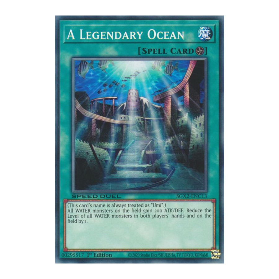 Yu-Gi-Oh TCG SGX2-ENC13 C A Legendary Ocean Speed Duel GX: Midterm Paradox