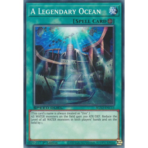 Yu-Gi-Oh TCG SGX2-ENC13 C A Legendary Ocean Speed Duel GX: Midterm Paradox