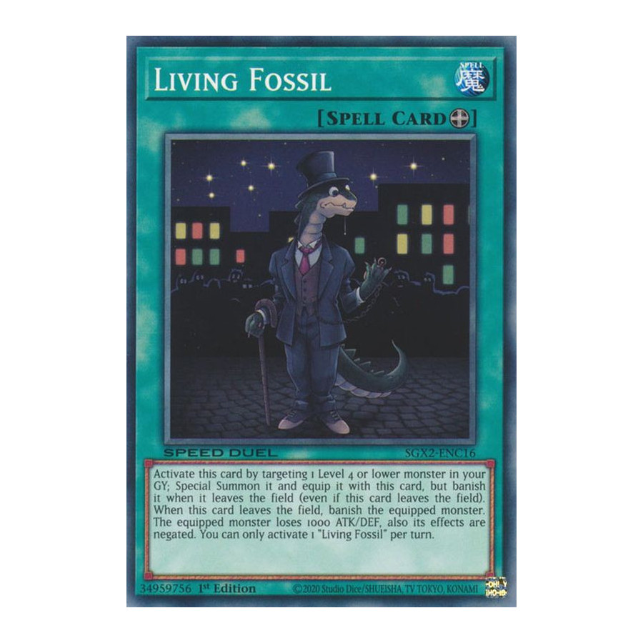 Yu-Gi-Oh TCG SGX2-ENC16 C Living Fossil Speed Duel GX: Midterm Paradox