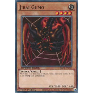 Yu-Gi-Oh TCG SGX2-END05 C Jirai Gumo Speed Duel GX: Midterm Paradox