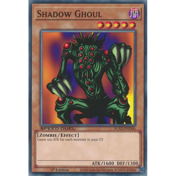 Yu-Gi-Oh TCG SGX2-END06 C Shadow Ghoul Speed Duel GX: Midterm Paradox