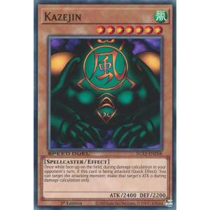 Yu-Gi-Oh TCG SGX2-END08 C Kazejin Speed Duel GX: Midterm Paradox