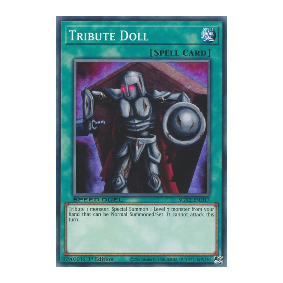 Yu-Gi-Oh TCG SGX2-END17 C Tribute Doll Speed Duel GX: Midterm Paradox