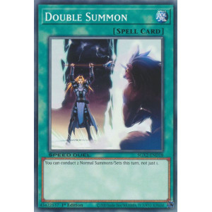 Yu-Gi-Oh TCG SGX2-END18 C Double Summon Speed Duel GX: Midterm Paradox