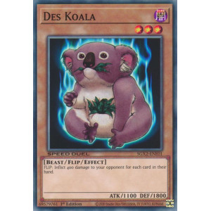 Yu-Gi-Oh TCG SGX2-ENE01 C Des Koala Speed Duel GX: Midterm Paradox