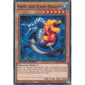 Yu-Gi-Oh TCG SGX2-ENE04 C Frost and Flame Dragon Speed Duel GX: Midterm Paradox
