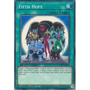 Yu-Gi-Oh TCG SGX2-ENE07 C Fifth Hope Speed Duel GX: Midterm Paradox