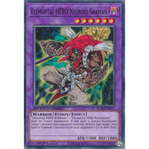 Yu-Gi-Oh TCG SGX2-ENE11 C Elemental HERO Necroid Shaman Speed Duel GX: Midterm Paradox