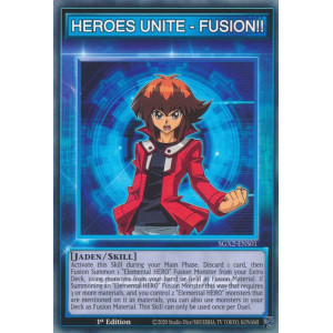 Yu-Gi-Oh TCG SGX2-ENS01 C HEROES UNITE - FUSION!! Speed Duel GX: Midterm Paradox