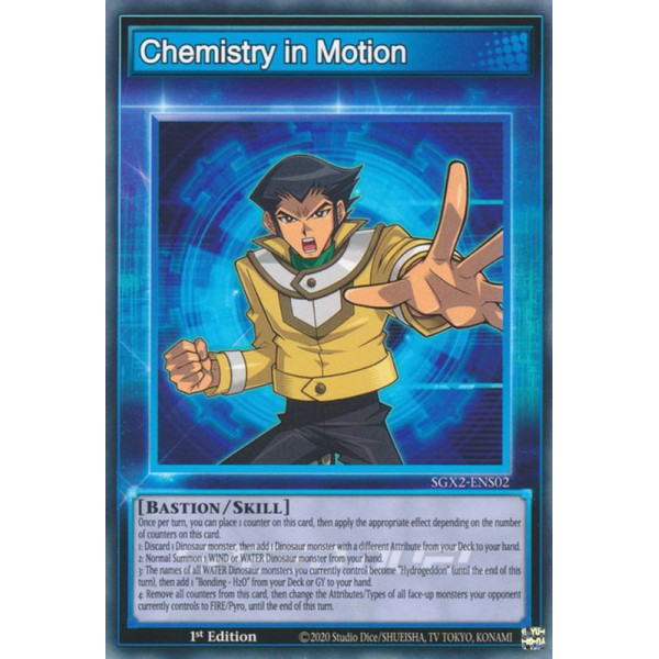 Yu-Gi-Oh TCG SGX2-ENS02 C Chemistry in Motion Speed Duel GX: Midterm Paradox