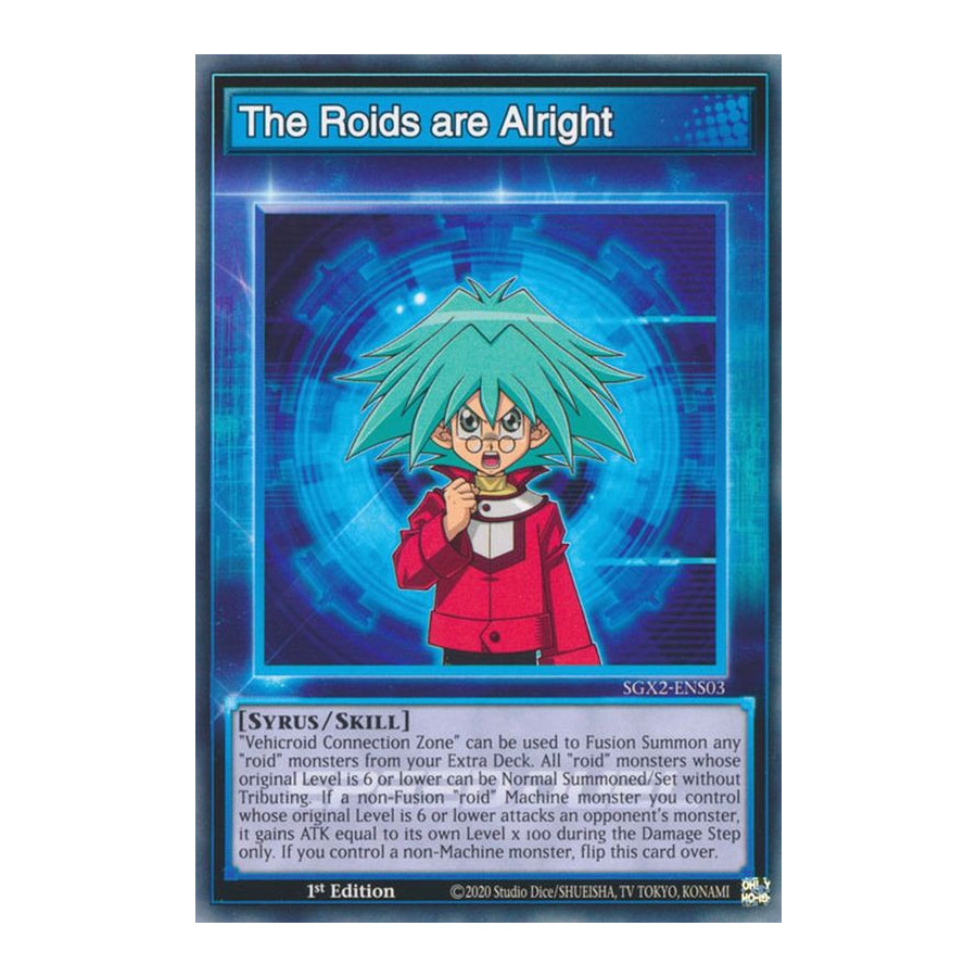 Yu-Gi-Oh TCG SGX2-ENS03 C The Roids are Alright Speed Duel GX: Midterm Paradox