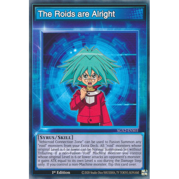 Yu-Gi-Oh TCG SGX2-ENS03 C The Roids are Alright Speed Duel GX: Midterm Paradox