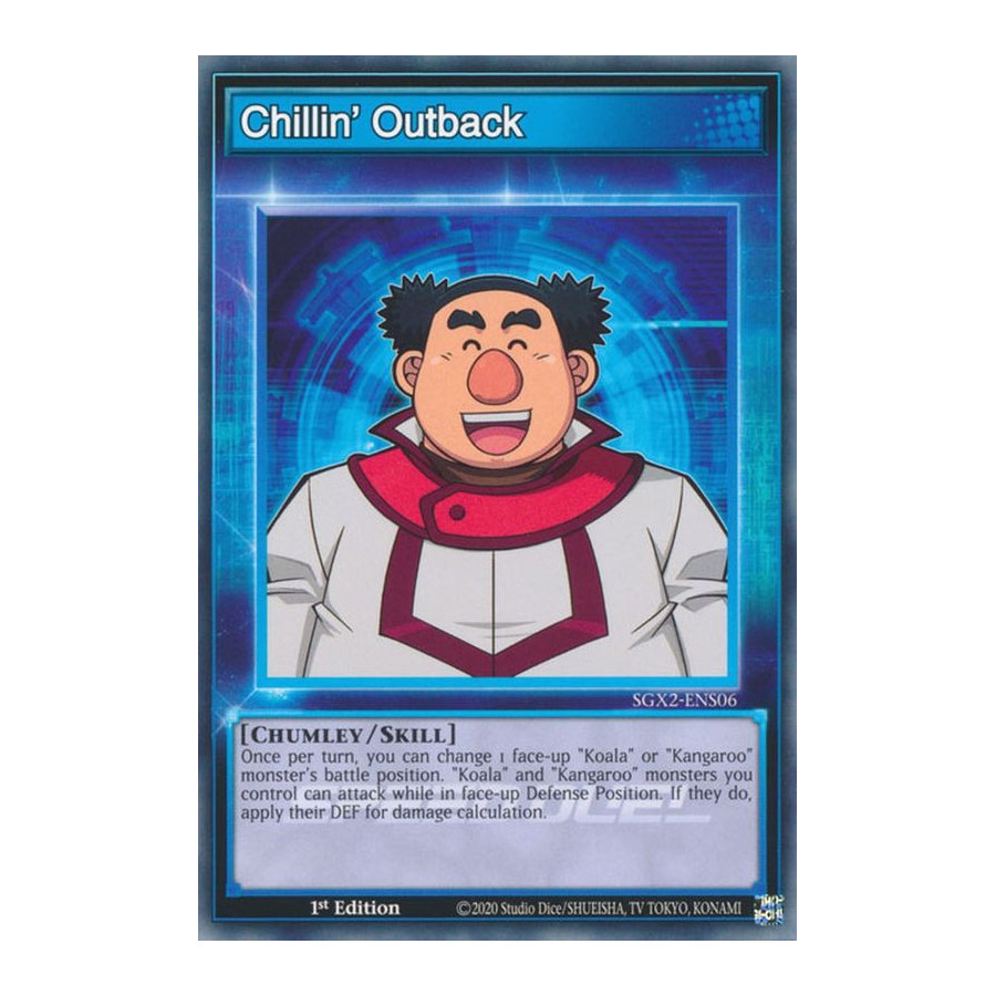 Yu-Gi-Oh TCG SGX2-ENS06 C Chillin' Outback Speed Duel GX: Midterm Paradox