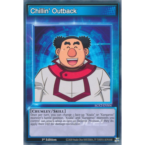Yu-Gi-Oh TCG SGX2-ENS06 C Chillin' Outback Speed Duel GX: Midterm Paradox