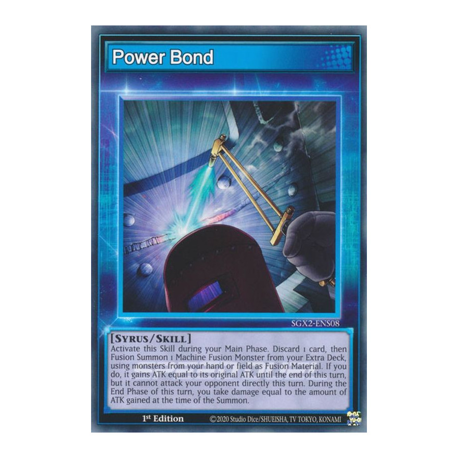 Yu-Gi-Oh TCG SGX2-ENS08 C Power Bond Speed Duel GX: Midterm Paradox