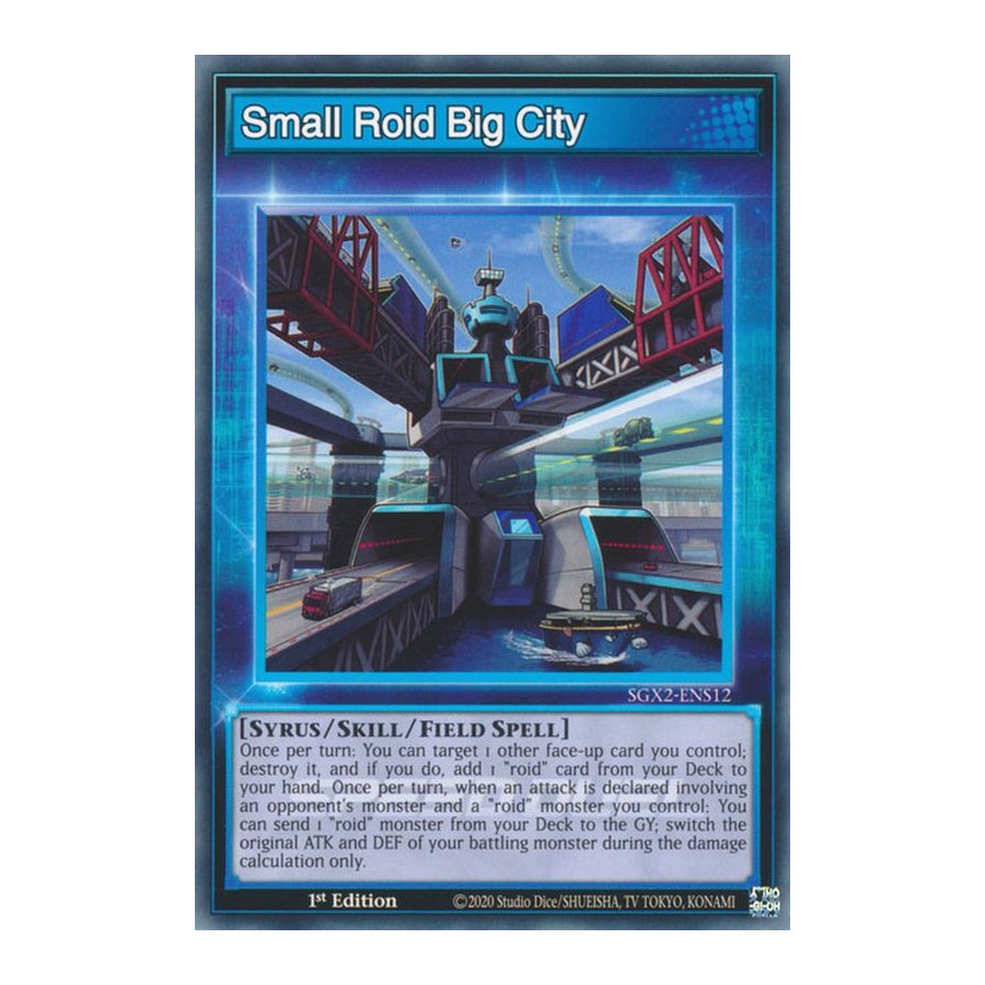 Yu-Gi-Oh TCG SGX2-ENS12 C Small Roid Big City Speed Duel GX: Midterm Paradox