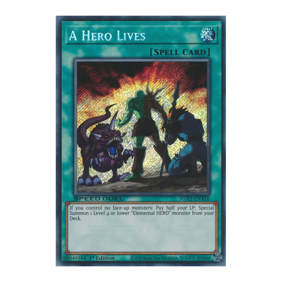 Yu-Gi-Oh TCG SGX2-ENA08 SE Elemental HERO Bubbleman Speed Duel GX: Midterm Paradox