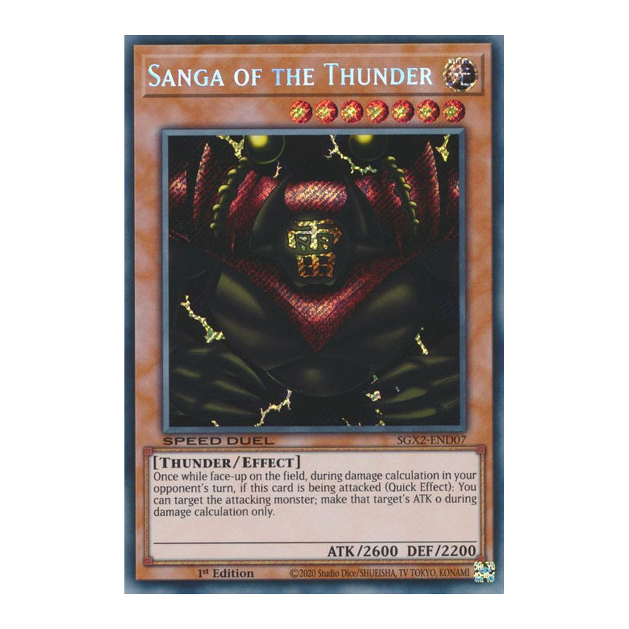 Yu-Gi-Oh TCG SGX2-END01 SE Gate Guardian Speed Duel GX: Midterm Paradox