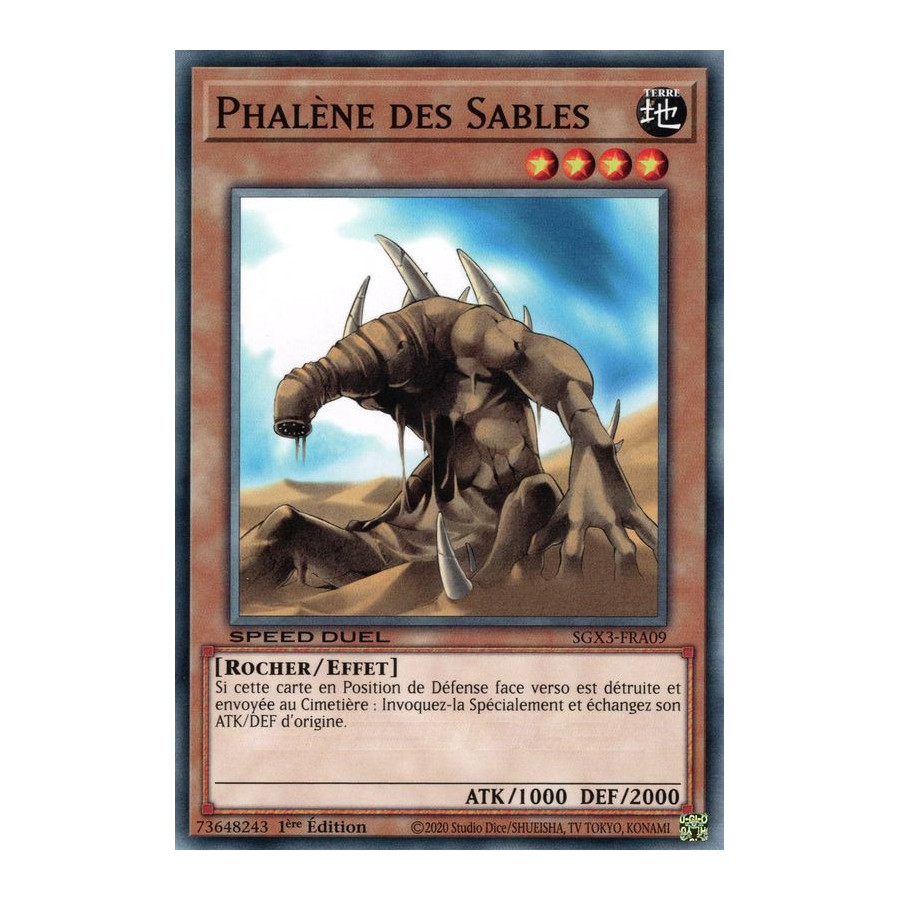 Yu-Gi-Oh TCG SGX3-FRA09 C Phalène des Sables Speed Duel GX : Les Duellistes des Ombres