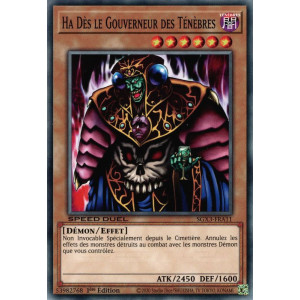 Yu-Gi-Oh TCG SGX3-FRA11 C Ha Dès le Gouverneur des Ténèbres Speed Duel GX : Les Duellistes des Ombres