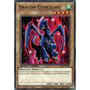 Yu-Gi-Oh TCG SGX3-FRB03 C Dragon Étincelant Speed Duel GX : Les Duellistes des Ombres
