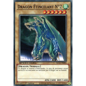 Yu-Gi-Oh TCG SGX3-FRB04 C Dragon Étincelant N°2 Speed Duel GX : Les Duellistes des Ombres