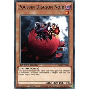Yu-Gi-Oh TCG SGX3-FRB05 C Poussin Dragon Noir Speed Duel GX : Les Duellistes des Ombres