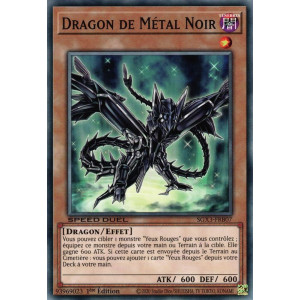 Yu-Gi-Oh TCG SGX3-FRB07 C Dragon de Métal Noir Speed Duel GX : Les Duellistes des Ombres