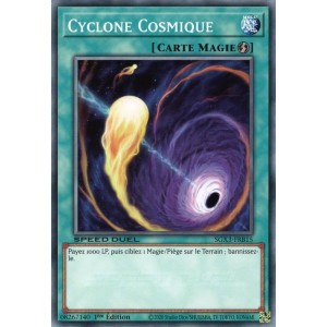 Yu-Gi-Oh TCG SGX3-FRB15 C Cyclone Cosmique Speed Duel GX : Les Duellistes des Ombres