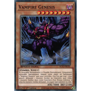 Yu-Gi-Oh TCG SGX3-FRC01 C Vampire Genesis Speed Duel GX : Les Duellistes des Ombres