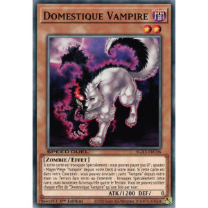 Yu-Gi-Oh TCG SGX3-FRC06 C Domestique Vampire Speed Duel GX : Les Duellistes des Ombres