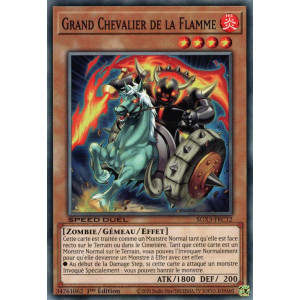 Yu-Gi-Oh TCG SGX3-FRC12 C Grand Chevalier de la Flamme Speed Duel GX : Les Duellistes des Ombres