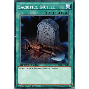 Yu-Gi-Oh TCG SGX3-FRC16 C Sacrifice Inutile Speed Duel GX : Les Duellistes des Ombres