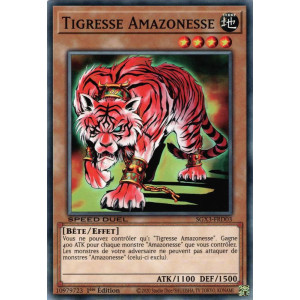 Yu-Gi-Oh TCG SGX3-FRD03 C Tigresse Amazonesse Speed Duel GX : Les Duellistes des Ombres