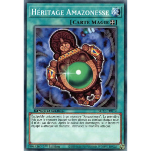 Yu-Gi-Oh TCG SGX3-FRD12 C Héritage Amazonesse Speed Duel GX : Les Duellistes des Ombres
